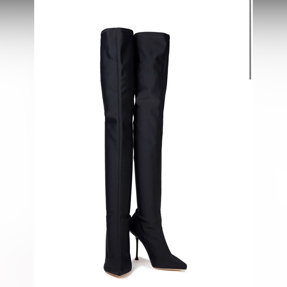 Sergio Rossi Scuba Thigh High Boots size 40